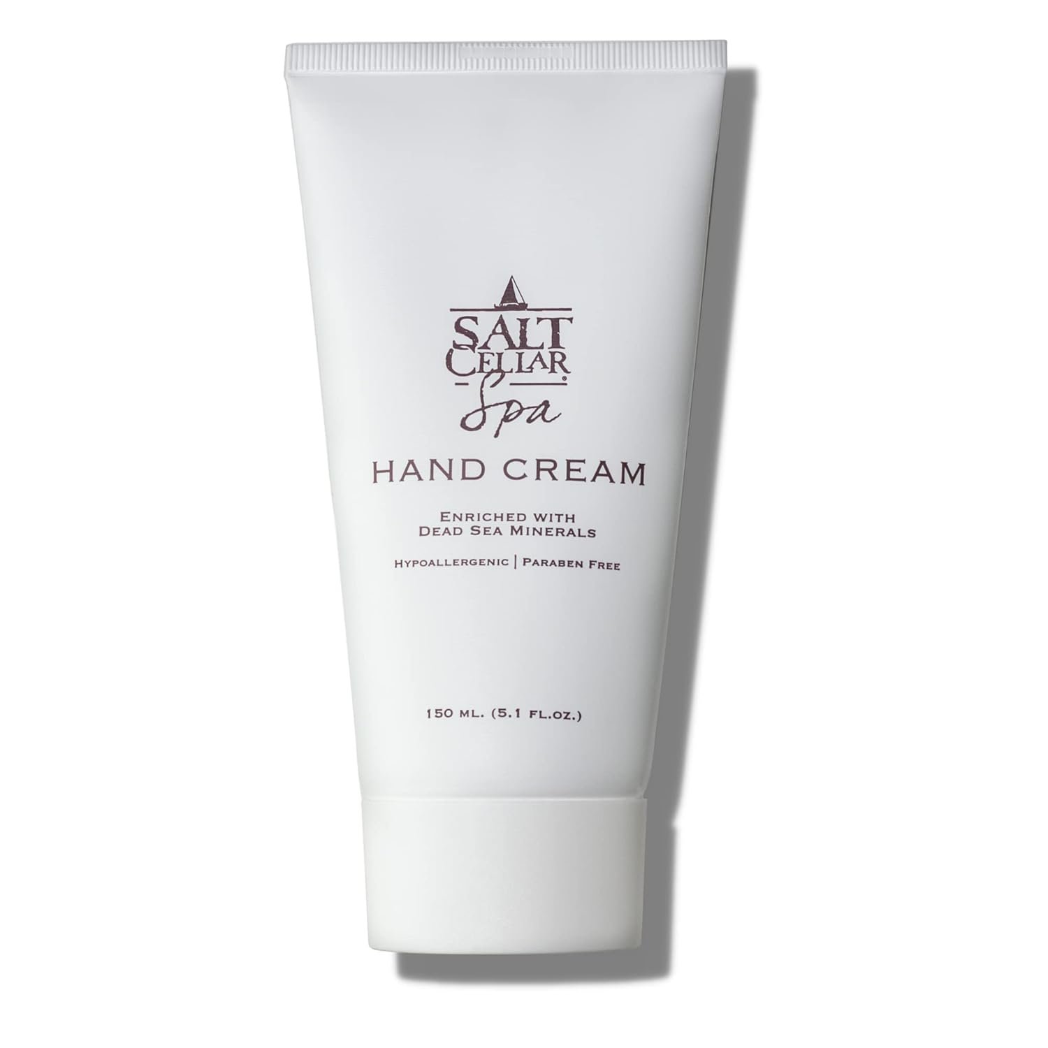 Salt Cellar Spa Dead Sea Mineral Hand Cream, Moisturizer Lotion for Dry, Cracked Skin Enriched with Glycerin, Olive Oil, Paraben Free, Fast Absorbing, 5.1 FL oz (150 ml) - Image 2