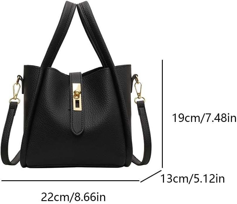 Bucket Bag for Women,Trendy Bucket Crossbody Bag Small Vintage Elegant Tote Bag Women's Shoulder Handbags Cluth Purse - Image 8