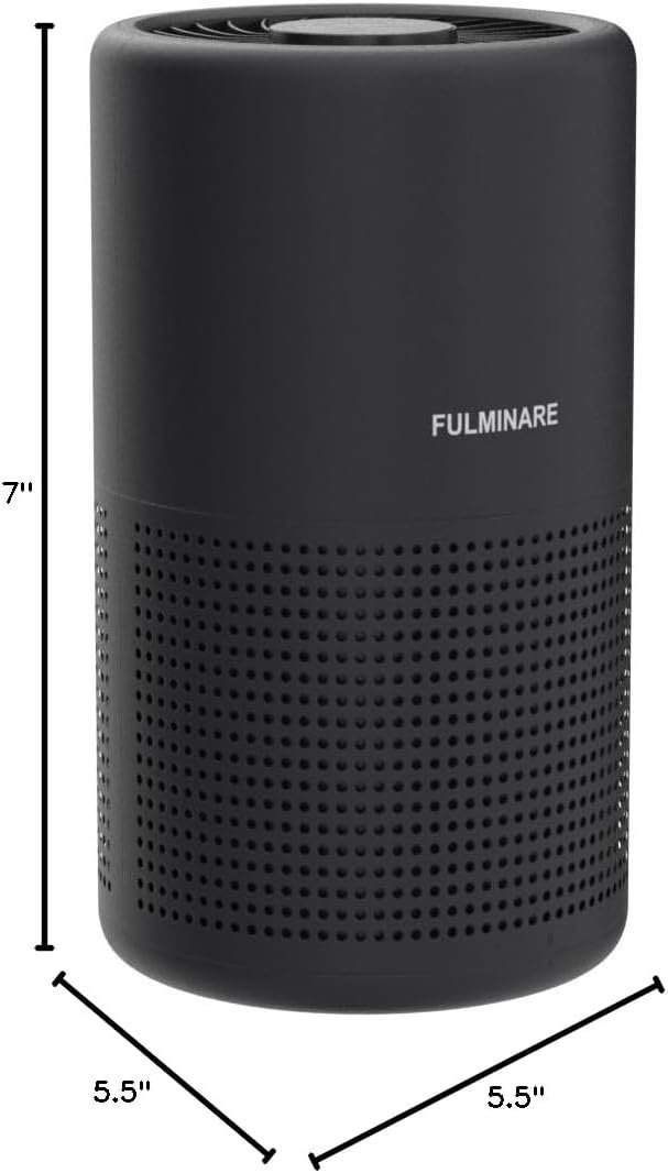 Air Purifiers for Bedroom, FULMINARE H13 True HEPA Air Filter, Quiet Air Cleaner With Night Light,Portable Small Air Purifier for Home, Office, Living Room - Image 11