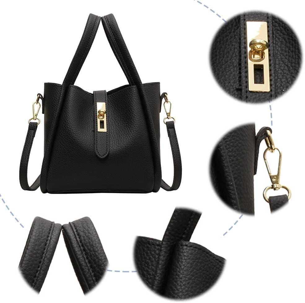 Bucket Bag for Women,Trendy Bucket Crossbody Bag Small Vintage Elegant Tote Bag Women's Shoulder Handbags Cluth Purse - Image 7