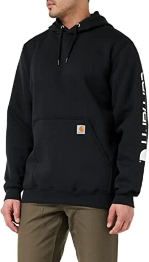 Carhartt Men’s K288 Loose Fit Midweight Logo Sleeve Graphic Sweatshirt