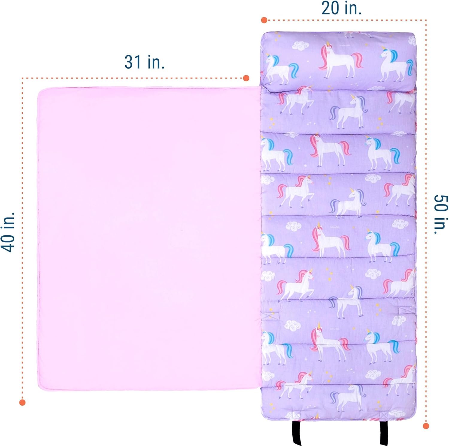 Wildkin Kids Original Nap Mat – Cozy Kids Sleep Mat with Pillow, ideal for School & Travel - Image 6