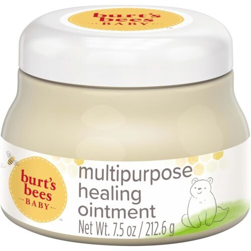 Burt’s Bees Baby 100% Natural Origin Multipurpose Healing Ointment, Face & Body Baby Ointment – 7.5 Ounce Tub