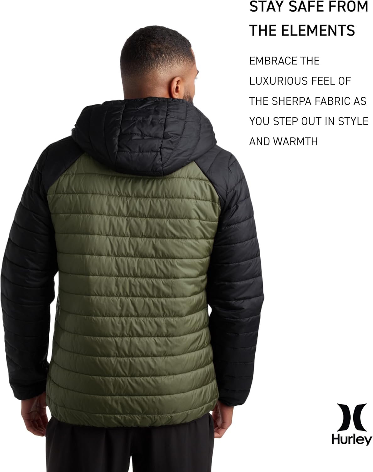 Hurley Men's Jacket - Balsam Lightweight Packable Puffer Coat - Weather Resistant Outerwear Windbreaker Coat for Men (M-XL) - Image 7