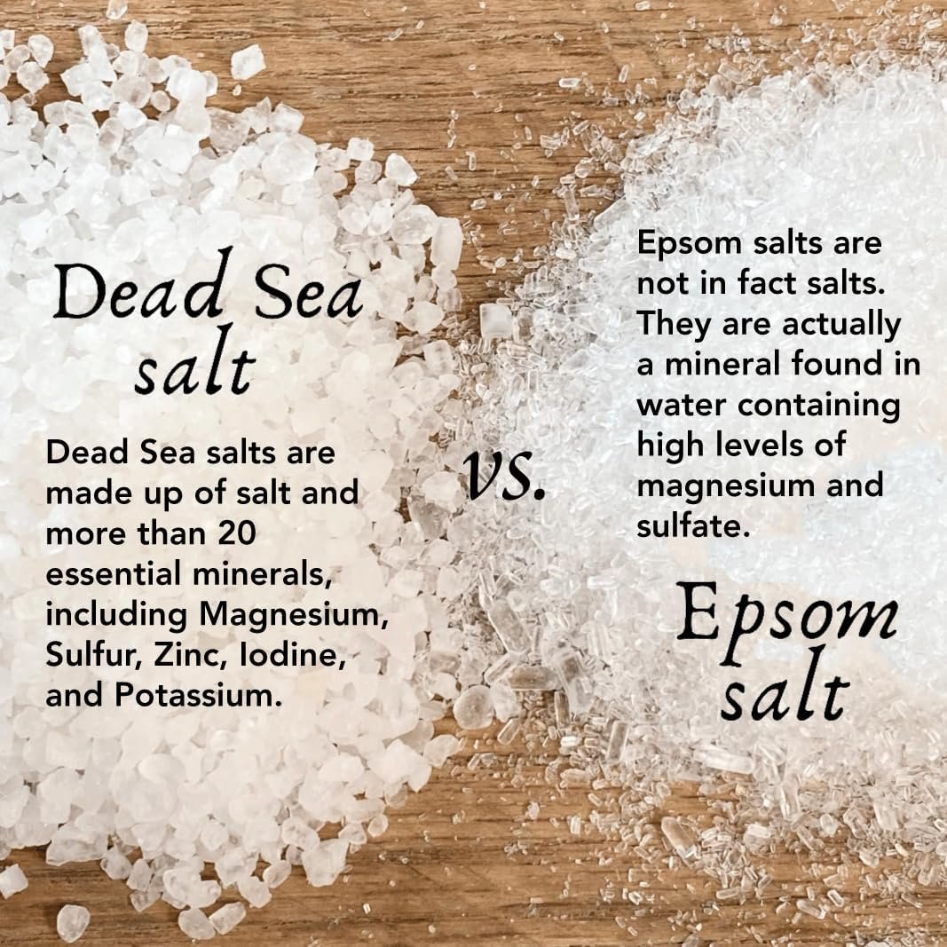 One With Nature 100% Pure Dead Sea Salt, 5Lb - Fine Bath Salts for Soaking, Body Exfoliator, Acne Treatment, 21 Essential Minerals, Fragrance-Free, for Men, Women, Children. Helps Skin Conditions - Image 4