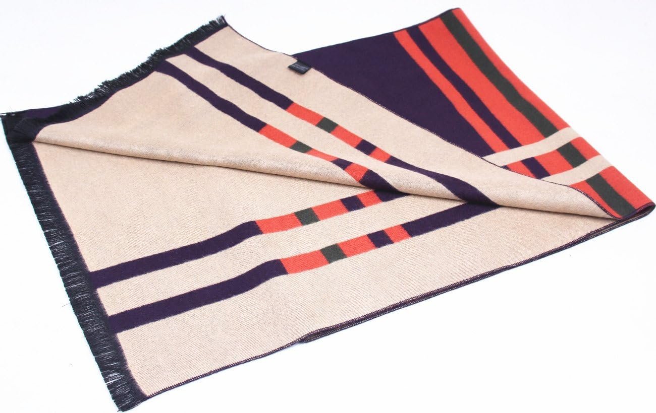 Shubb Men's Fashion Scarves for Winter Cashmere Feel Scarf for Men 70.8 * 11.8 IN - Image 7