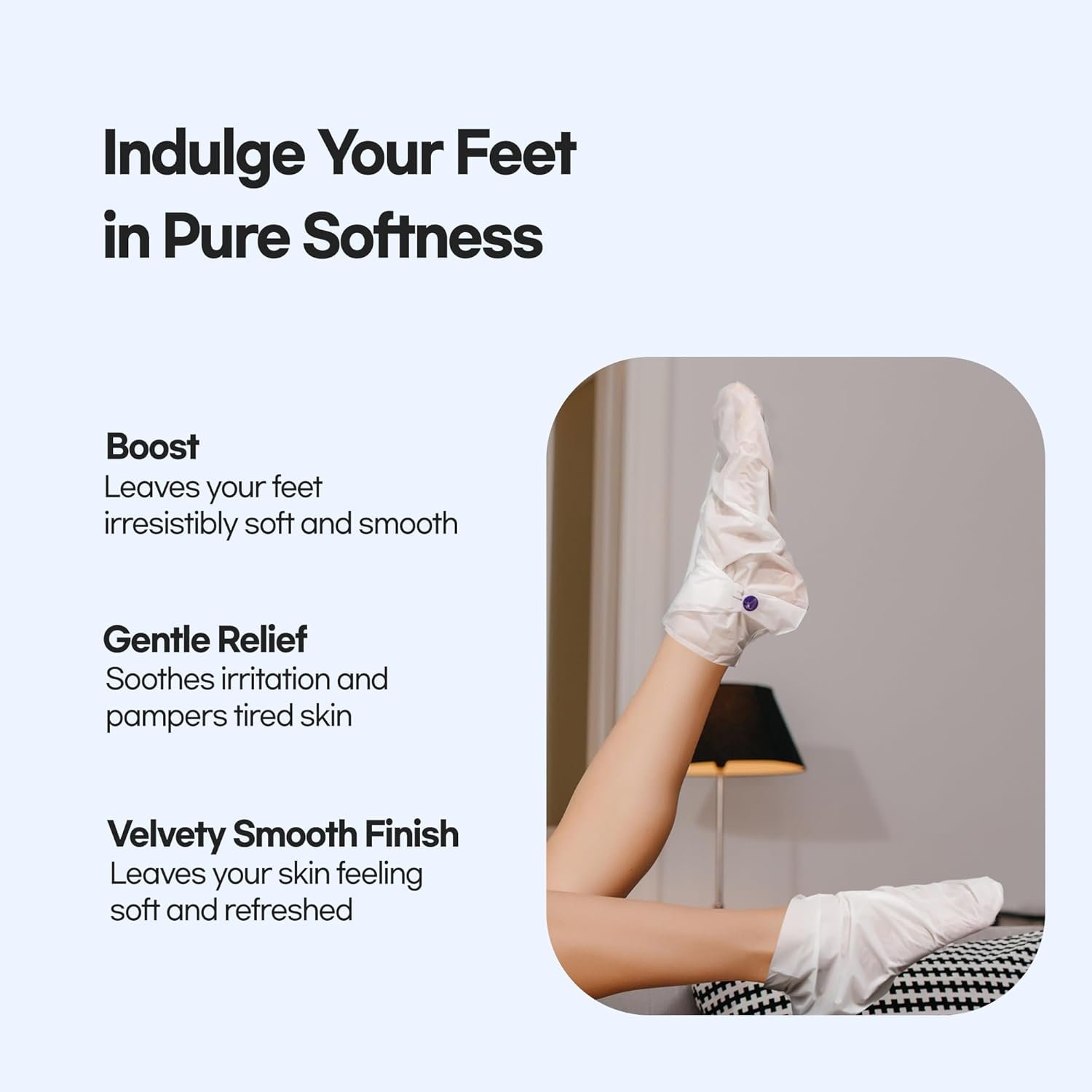 Epielle Intensive Repairing Hand & Foot Masks (6 Gloves & 6 Socks) for Dry Hands & Cracked Heels, Coconut Oil and Milk Extract, Mother's Day Gifts, Teacher's Appreciation - Image 4