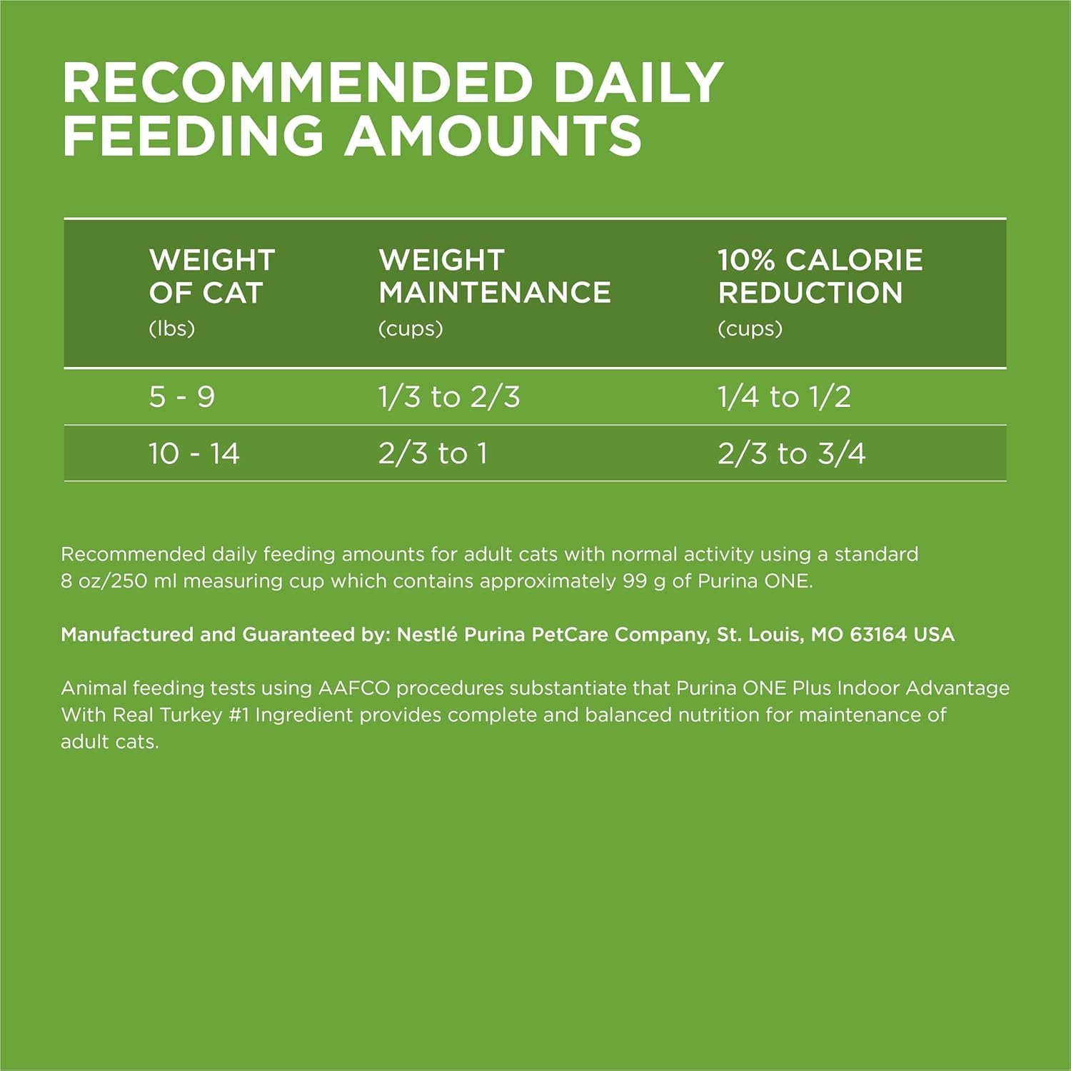 Purina ONE Natural, Low Fat, Weight Control, Indoor Dry Cat Food, +Plus Indoor Advantage - 7 lb. Bag - Image 9