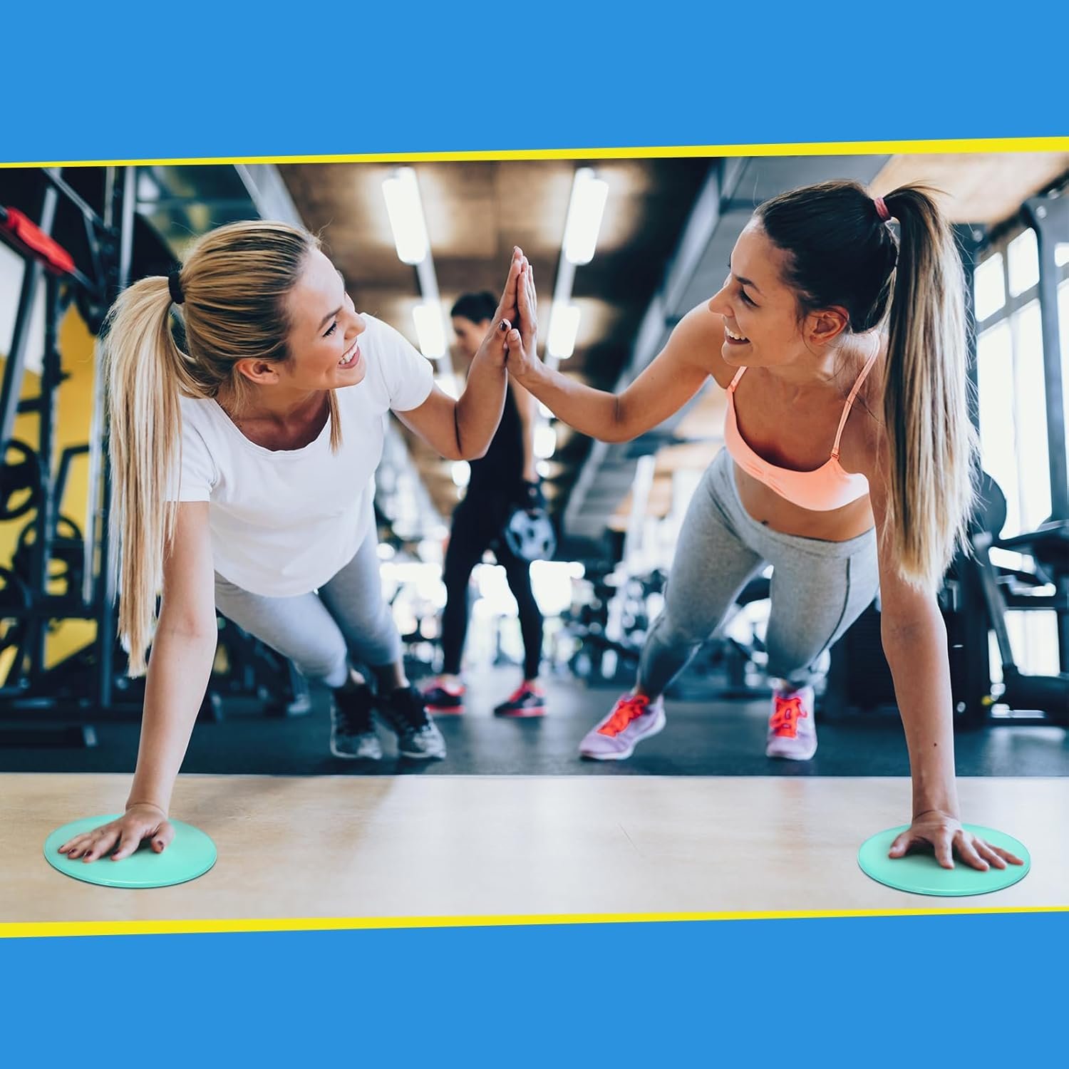 Jenaai Core Sliders Bulk Exercise Glider Discs Gifts for Group Training Classes Fitness Slider Workout Dual Sided AB Pads for Hiit Gym Carpet Hardwood Floor - Image 7