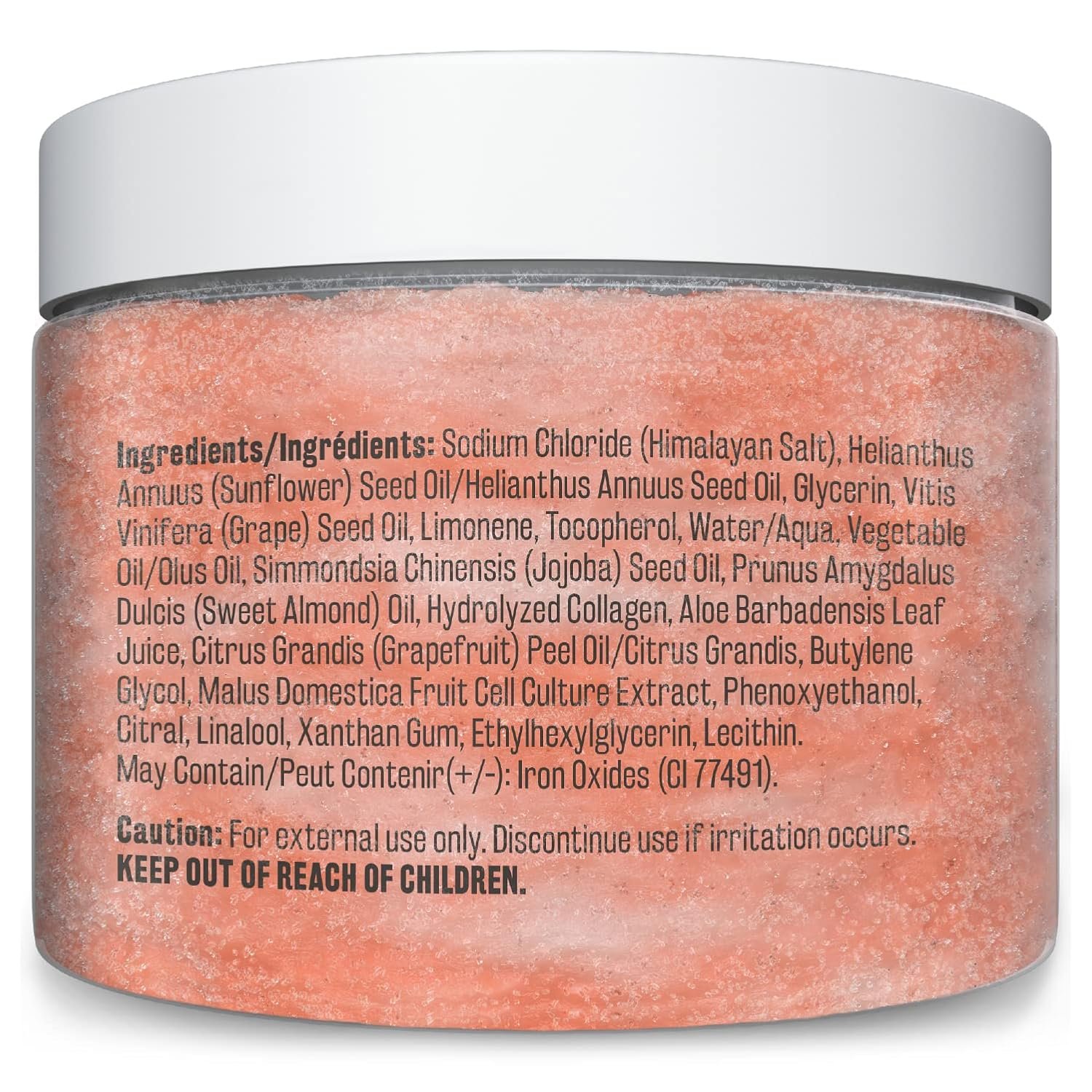 Himalayan Salt Scrub, Face, Foot, and Body Exfoliator with Collagen and Stem Cells, Exfoliating Scrub for Toning, Cellulite, and Skin Care by M3 Naturals - Image 3