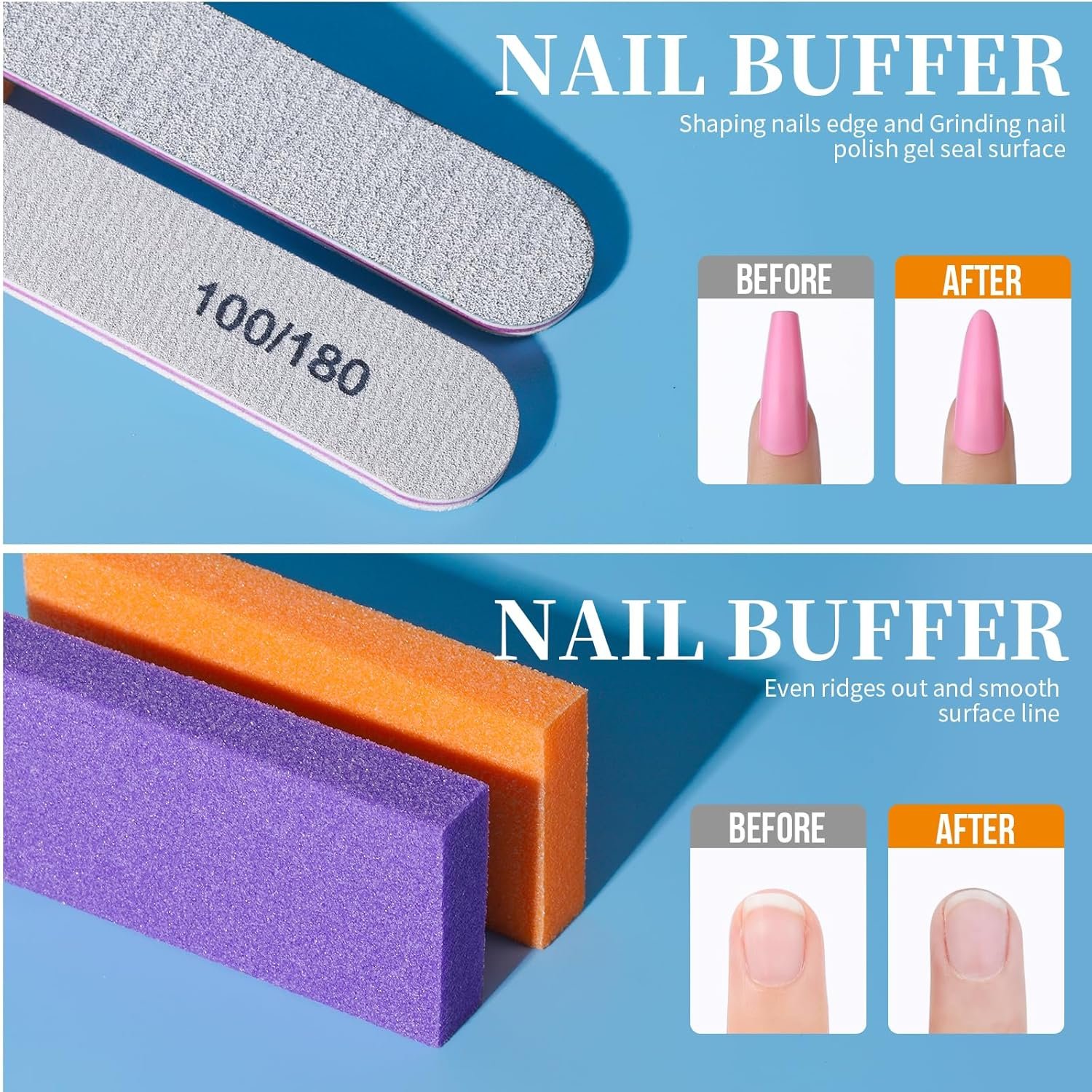 Teenitor Nail Soaking Bowl, Soak Off Gel Polish Dip Powder Remover, Manicure Bowl for Hand, Cuticle Remover Tools, Nail Brush Cuticle Pusher,Cuticle Oil Cuticle Peeler,Nail File Buffer Milk and Honey - Image 5