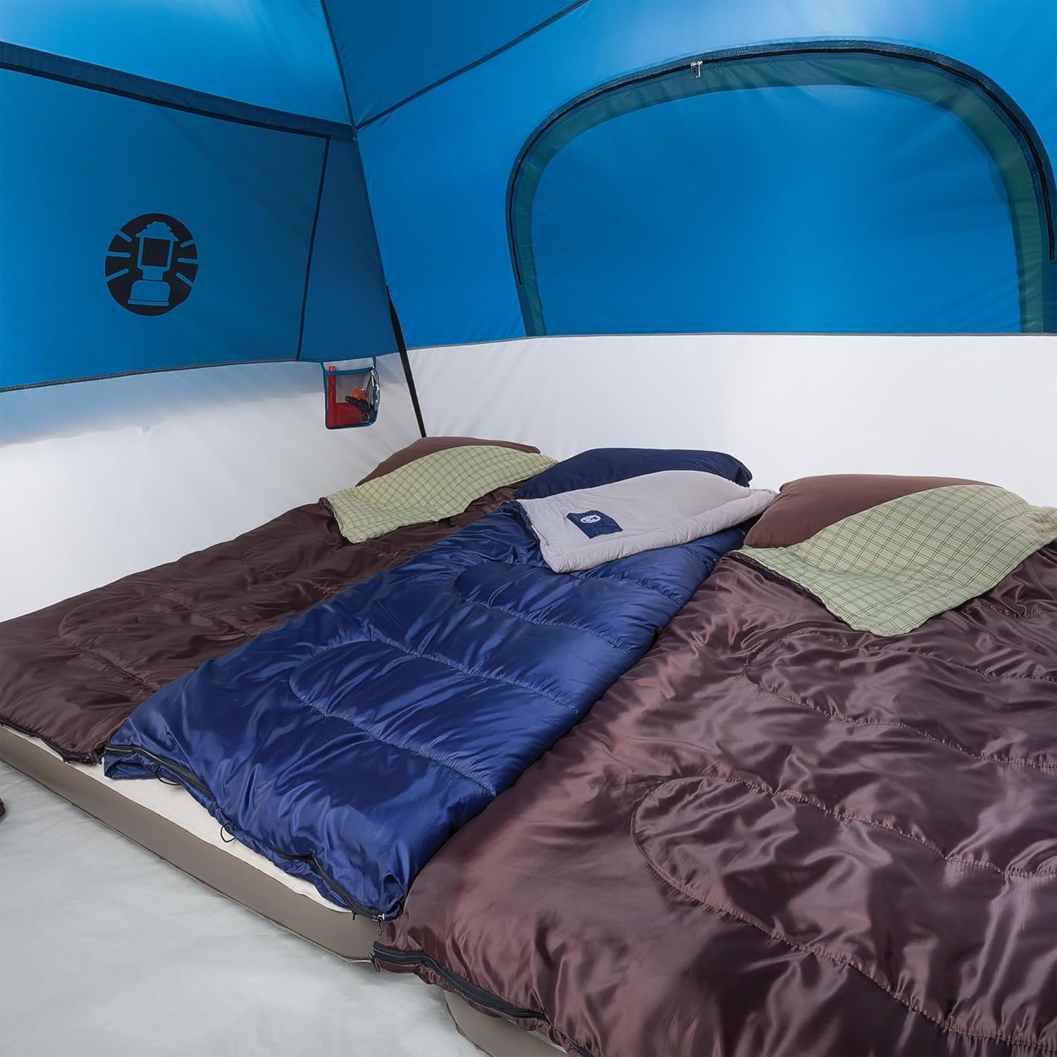 Coleman Brazos 20/30°F Adult Cool-Weather Sleeping Bag with No-Snag Zipper & Stuff Sack, Machine Washable - Image 4