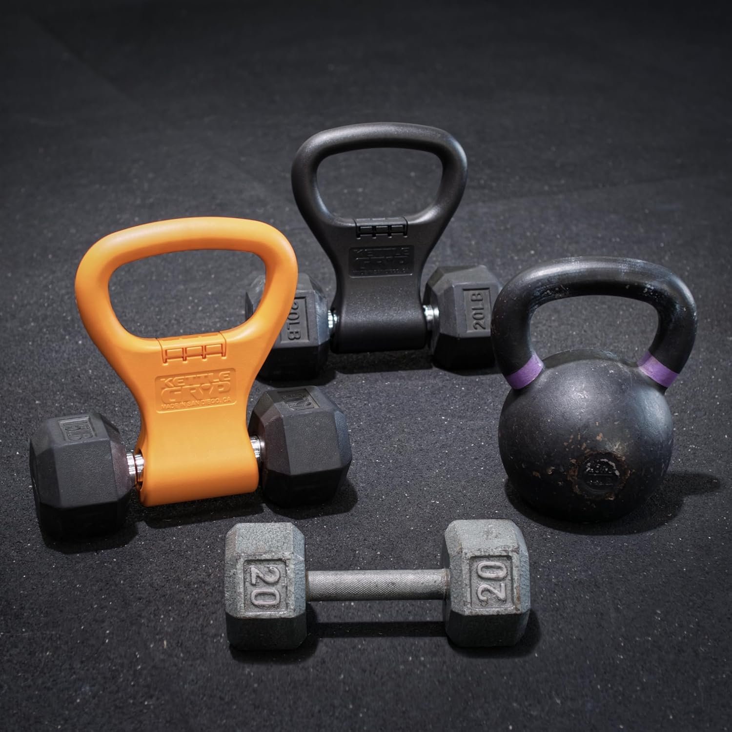 KETTLE GRYP - The Original - As Seen on SHARK TANK! Converts Your Dumbbells Into Kettlebells - Made in the USA - Dumbbell Grip Handle - Image 9
