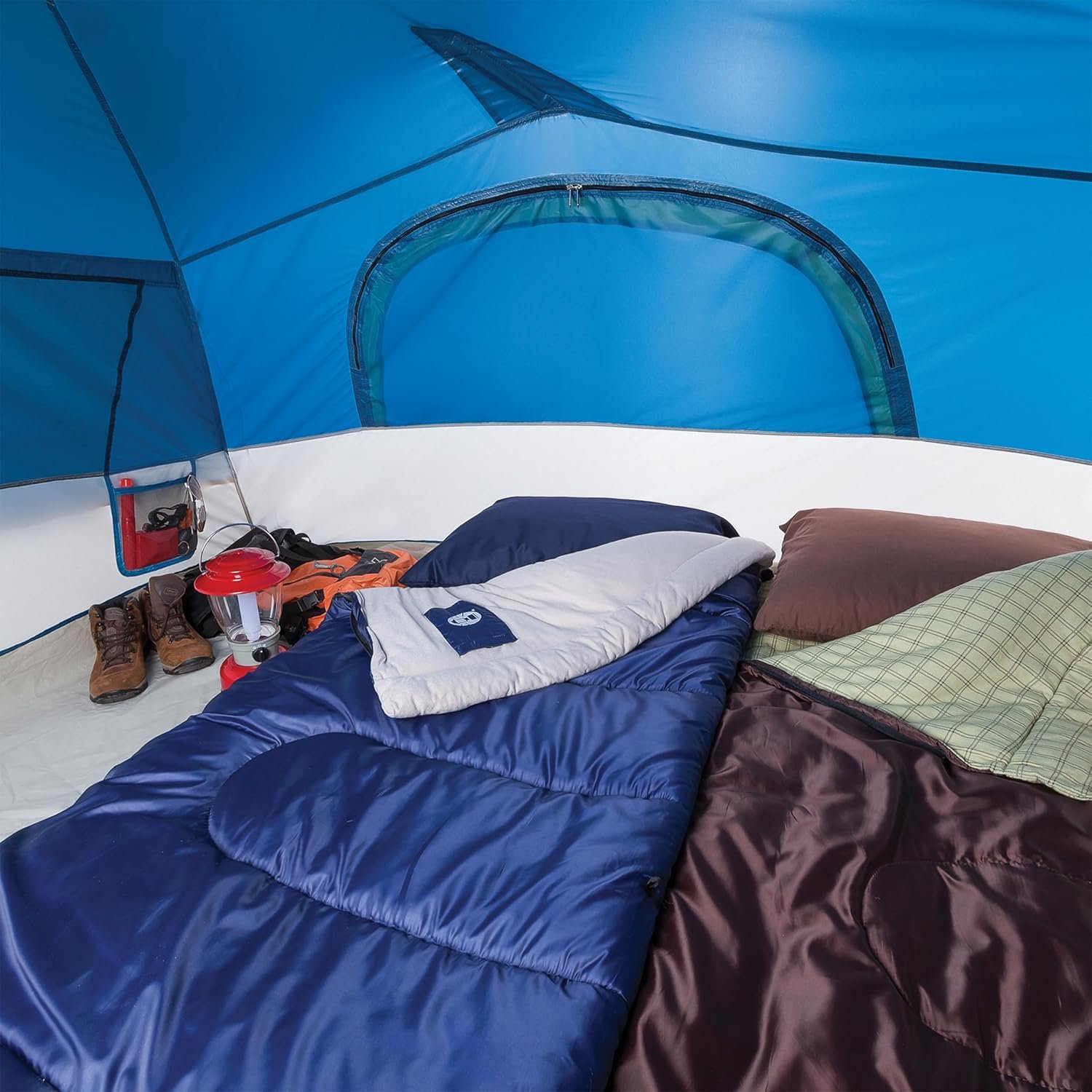 Coleman Brazos 20/30°F Adult Cool-Weather Sleeping Bag with No-Snag Zipper & Stuff Sack, Machine Washable - Image 7