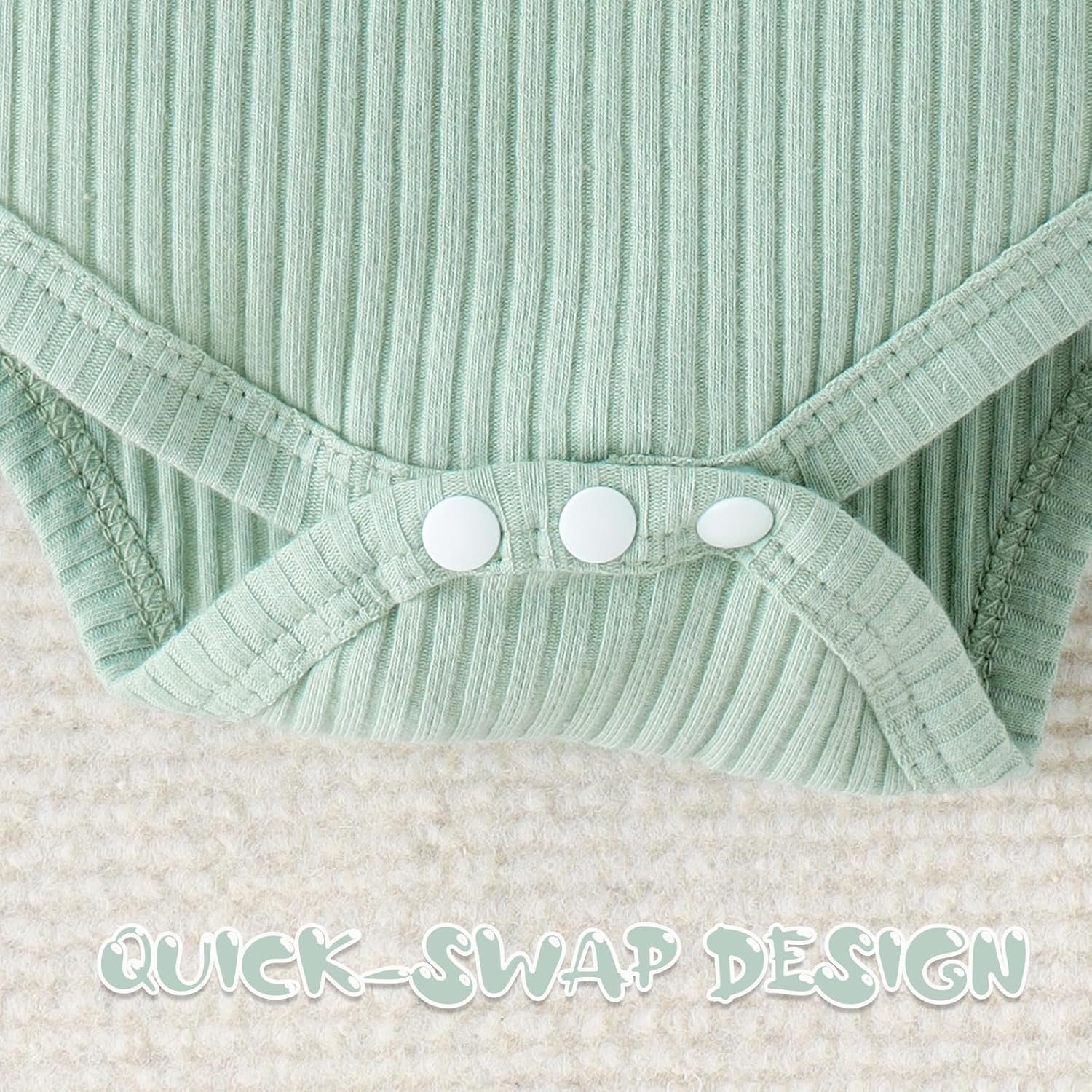 Baby Girl Clothes Infant Newborn Outfits Romper Pants Cute Bow Headband Hat Sets for Baby Girls (0-3-6-12-18 Months) - Image 6