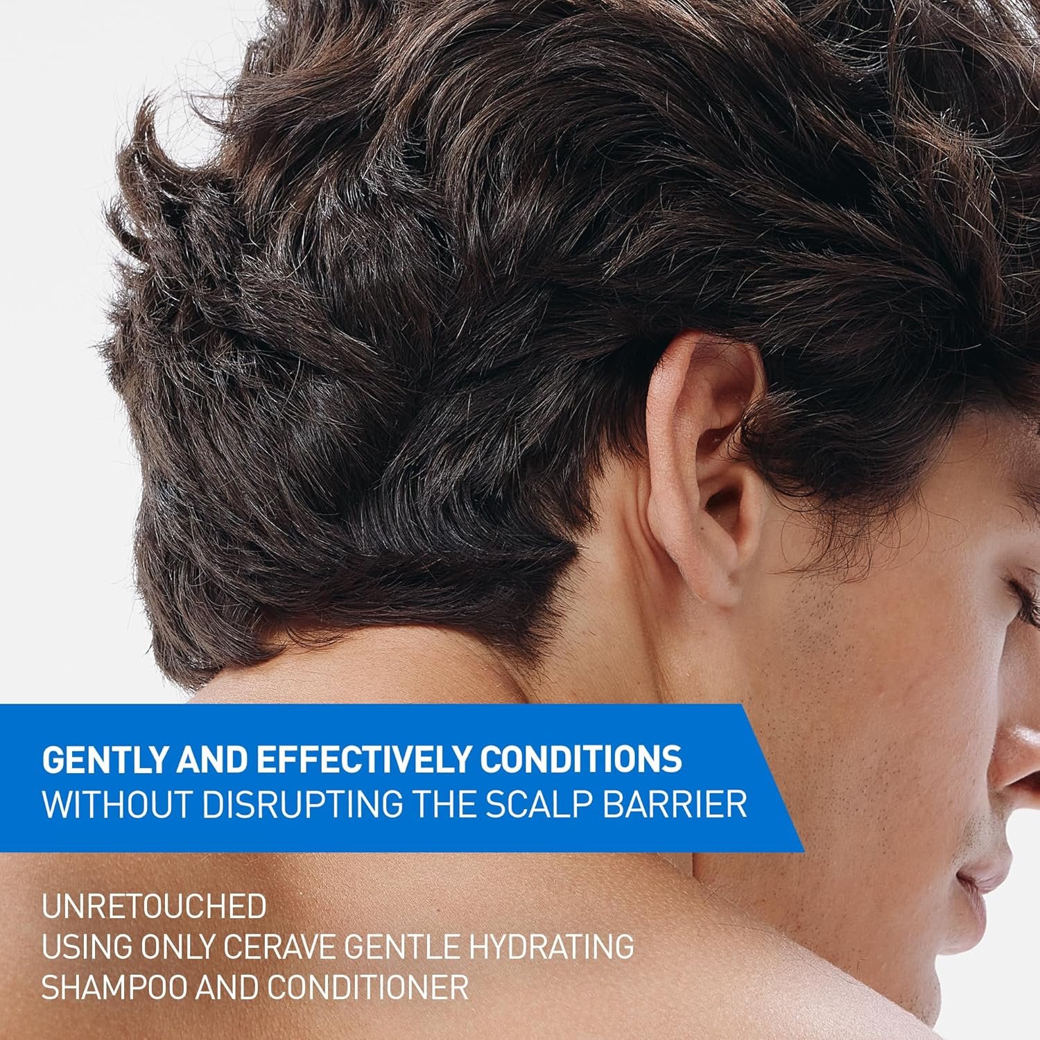 CeraVe Gentle Hydrating Conditioner, Hair Conditioner With Ceramides, Niacinamide & Hyaluronic Acid, Sulfate Free & Color Safe Conditioner, Moisturizing Conditioner For All Hair & Scalp Types - Image 4